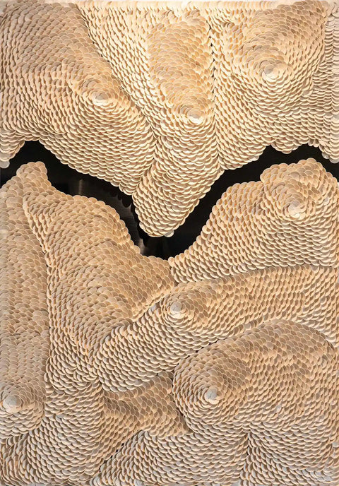 Yudeco Leatherette Scales Shadow Box Wall Décor