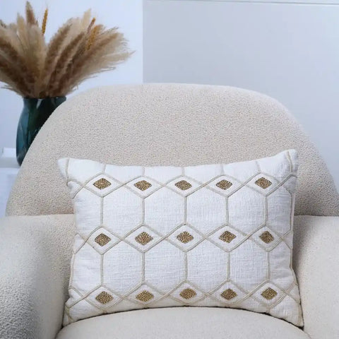 Alina Decor Hand Embroidery Cushion Cover
