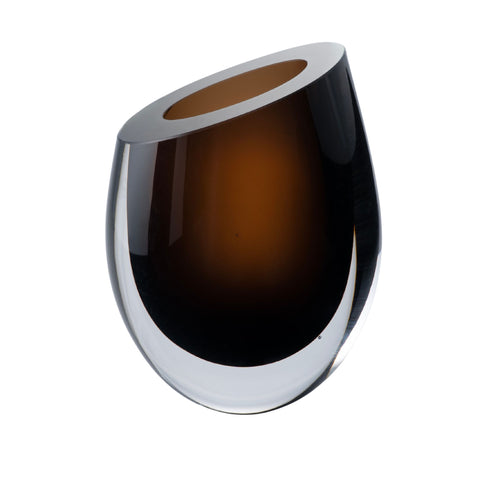 Modern Smoke Crystal Vase