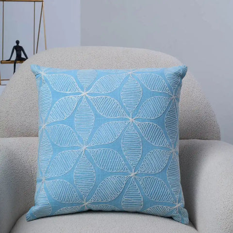 Vibhsa quilted pattern throw pillow