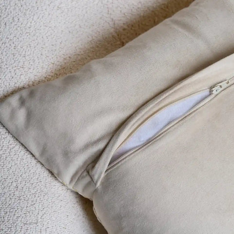 Allure Heidi foil printed and beaded filled cushion