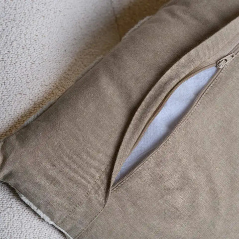 Ojai Cream Chevron Bohemian Pillow