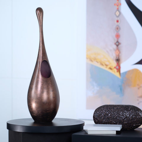 Bronze Essence Abstract Art Vase for Luxury Home Decor
