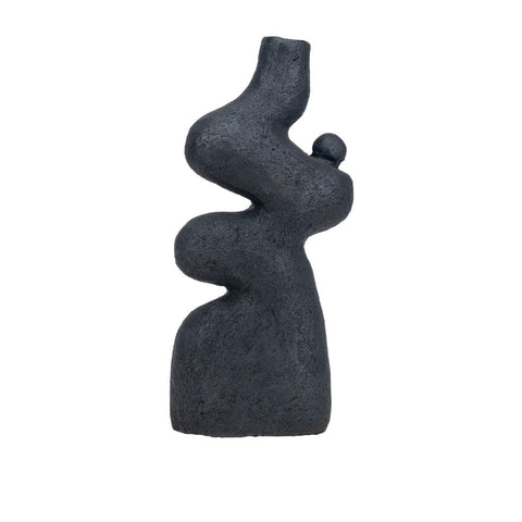 Wavy Terracotta Bud Vase