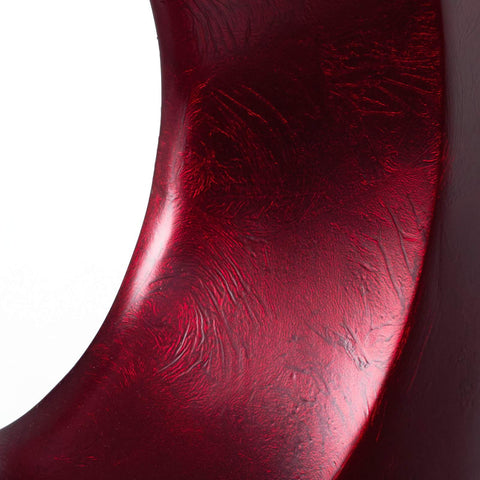 Crimson Orbit Abstract Sculpture