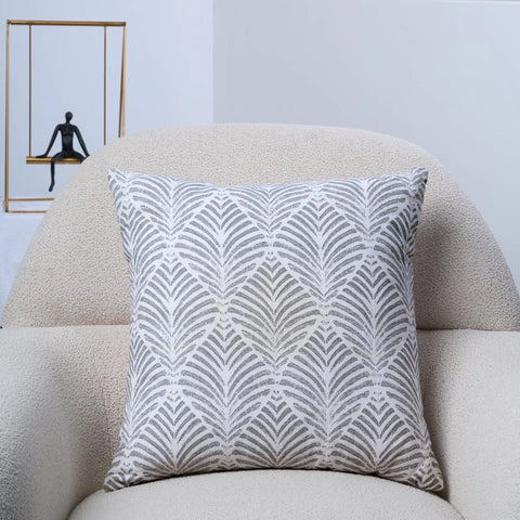 Musgrove chenille // dove grey pillow