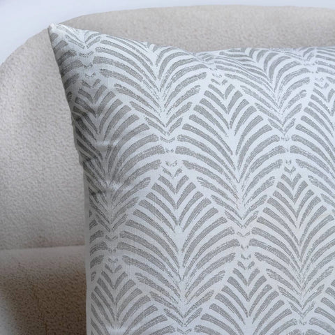 Musgrove chenille // dove grey pillow