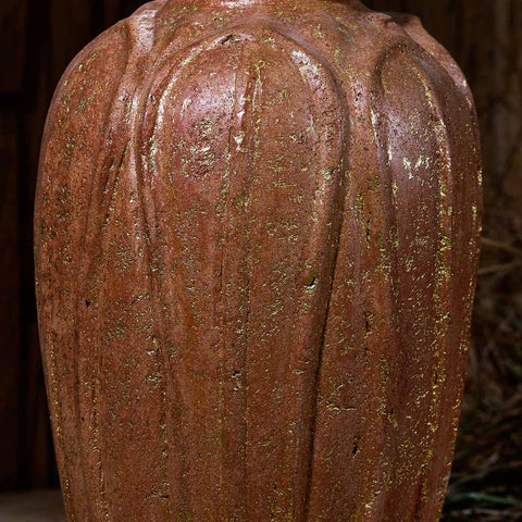 Ribbed Bud Terracotta Vases