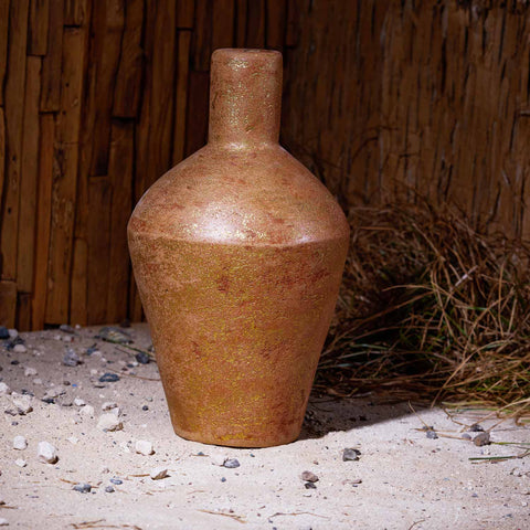 Cylindrical Neck Terracotta Vases