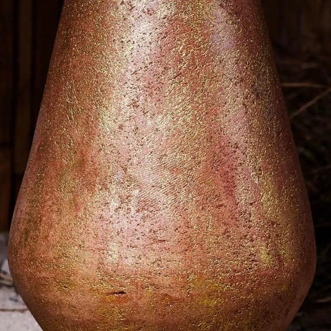 Marina Home Aytan Vase – Medium, Antique Brass Gold Finish