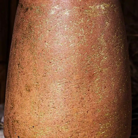 Marina Home Aytan Vase – Medium, Antique Brass Gold Finish