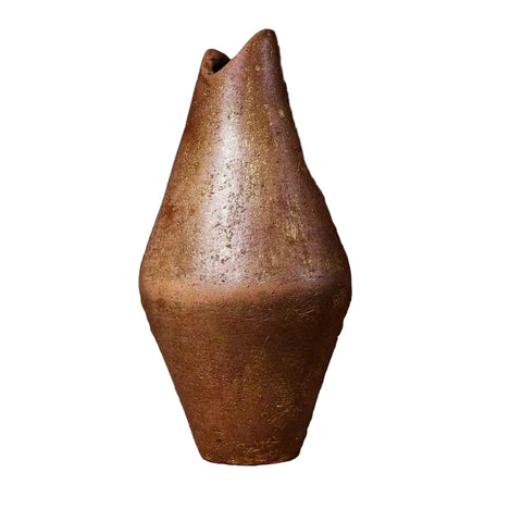 Japanese Vintage Hand-Hammered Copper Ikebana Vase