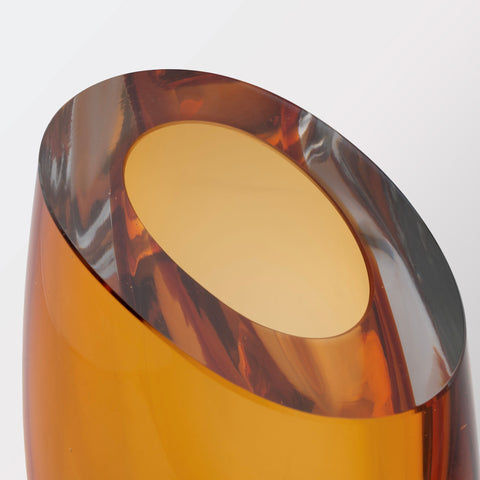 Handmade Glass Vase – Ocean Green (Medium)