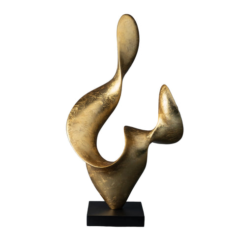 Ignis Matt Gold sculpture