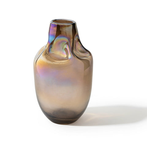 Multi-Color Hand-Made Glass Vase