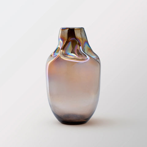 Multi-Color Hand-Made Glass Vase