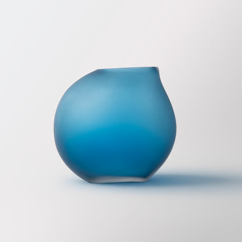 Contemporary Frosted Glass Vase