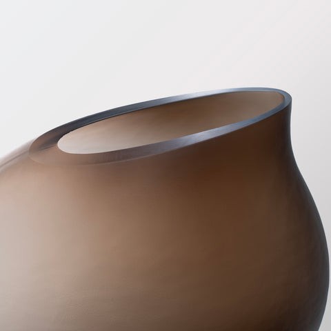 Modern Grey Bubble Glass Vase