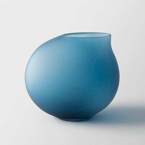 Contemporary Frosted Glass Vase