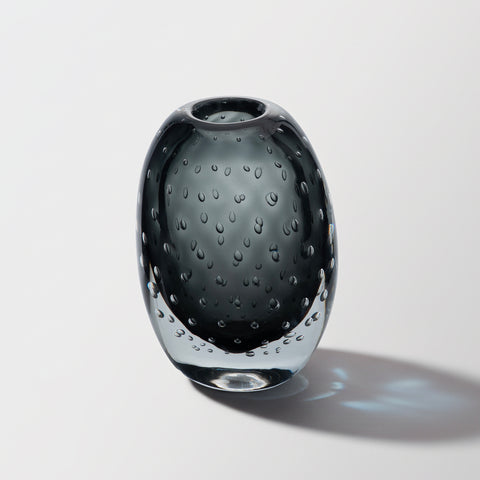 Modern Grey Bubble Glass Vase