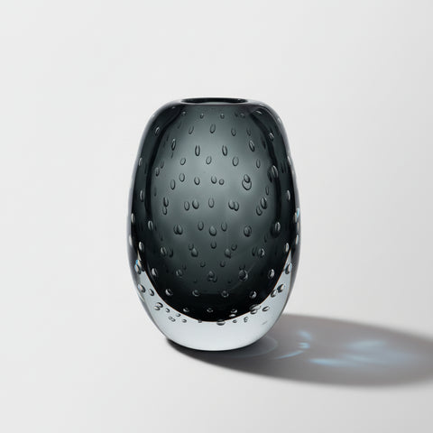 Modern Grey Bubble Glass Vase