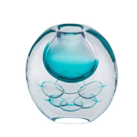 Artisan Glass Vase – Large | Blue