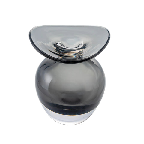 Blue Hand-Made Glass Vase