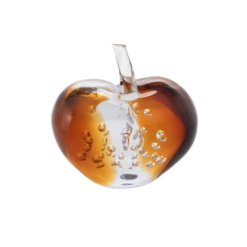 Amber Hand-Made Glass Vase