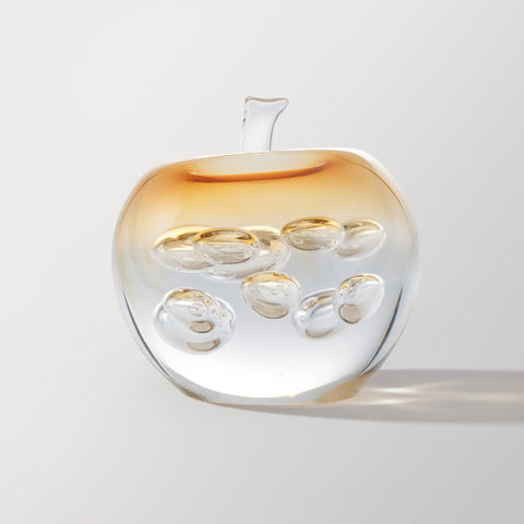 Amber Hand-Made Glass Vase