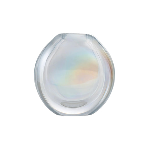 Clear Hand-Made Glass Vase