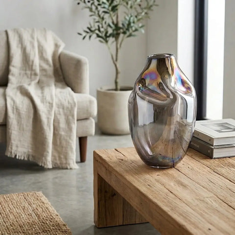 Handmade Glass Vase – Multicolor