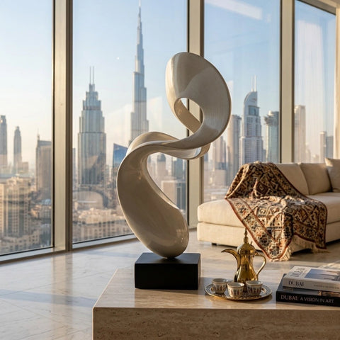 Serenity Nautilus Spiral Sculpture