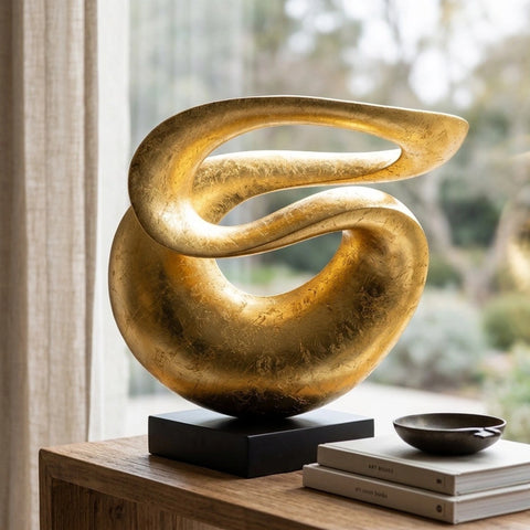Socha sculpture in a gold leaf finish