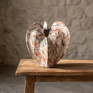 Cinnabar Crest Ceramic Vases