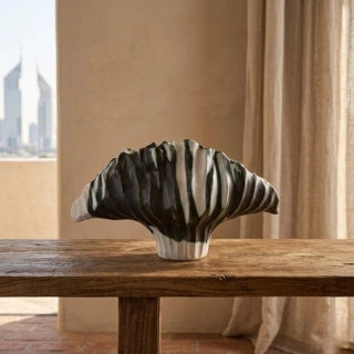 Izmal Black and White Ceramic Vase