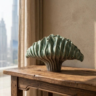 Nordic Creative Modern Chinese Ceramic Vase – Green Finish