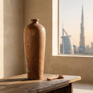 Gilded Obelisk Jar