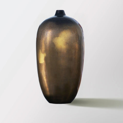 Luxury Metallic Ombre Ceramic Vase