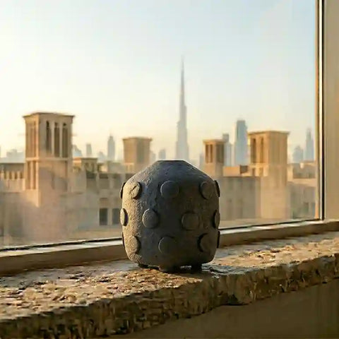 Black Ceramic Decorative Vase