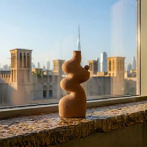 Terracotta Bud Vase