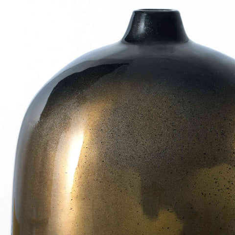 Luxury Metallic Ombre Ceramic Vase
