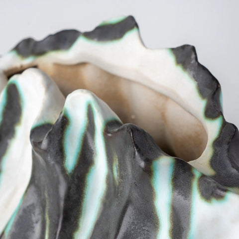 Izmal Black and White Ceramic Vase