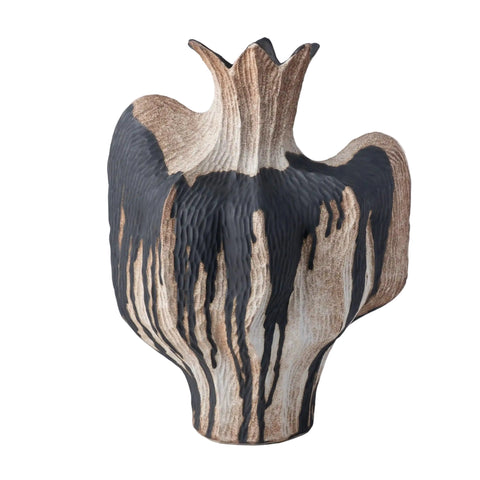 Black and White Ceramic Vase