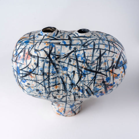 Peter Beard Twin Neck Ceramic Veses