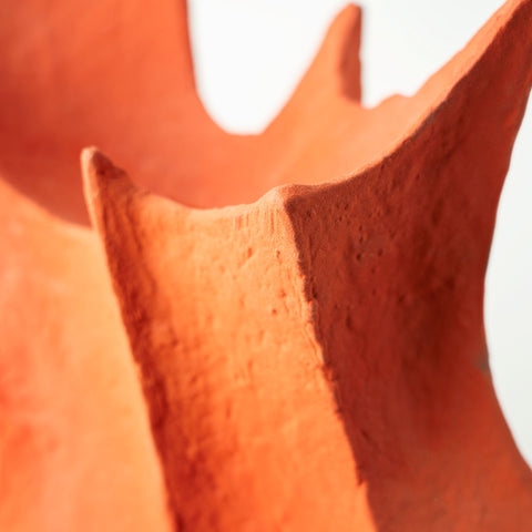 Cinnabar Wing Ceramic Vases