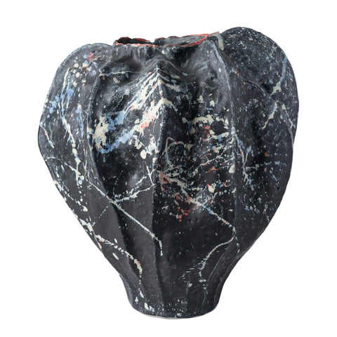 Moe Black and White Ceramic Vase