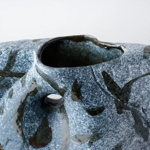 Remanence Dark Green Ceramic Vase by Athena Calderone