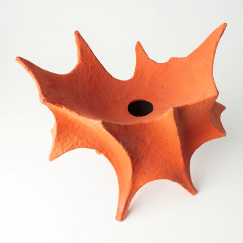 Cinnabar Wing Ceramic Vases