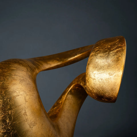 Socha sculpture in a gold leaf finish