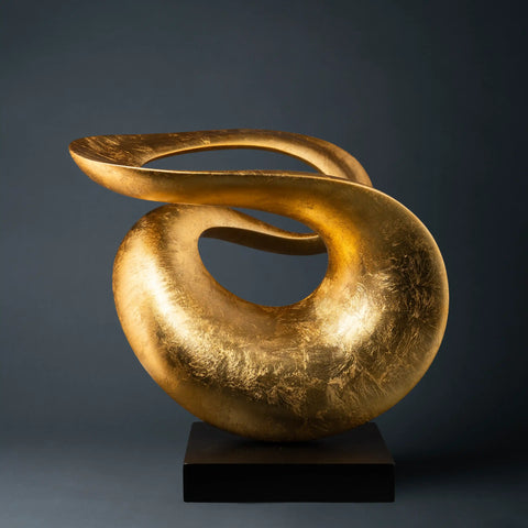 Socha sculpture in a gold leaf finish